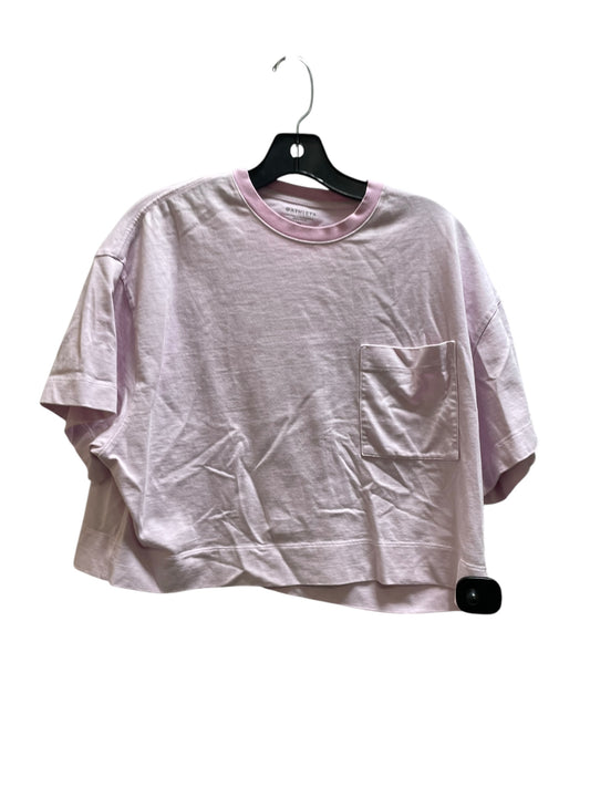 Top Short Sleeve By Athleta In Pink, Size: Xs