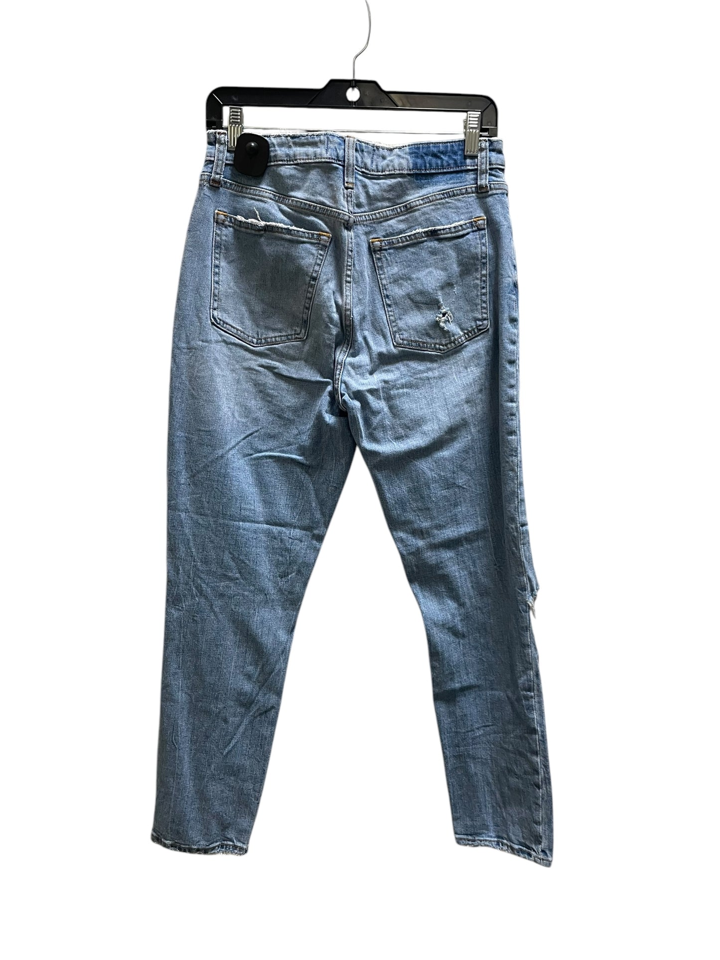 Jeans Boot Cut By Abercrombie And Fitch In Blue Denim, Size: 6