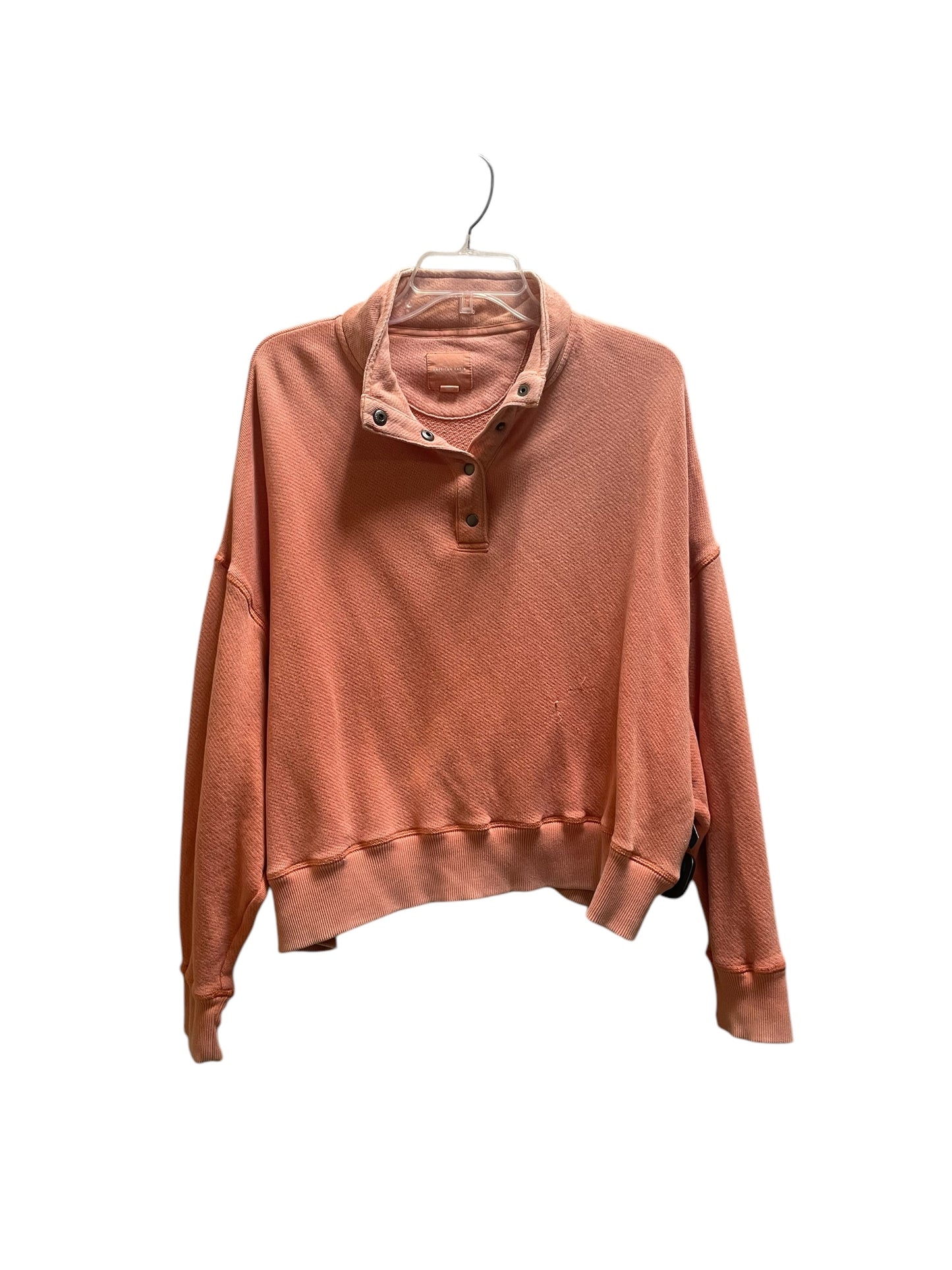 Sweatshirt Collar By American Eagle In Orange, Size: Xl