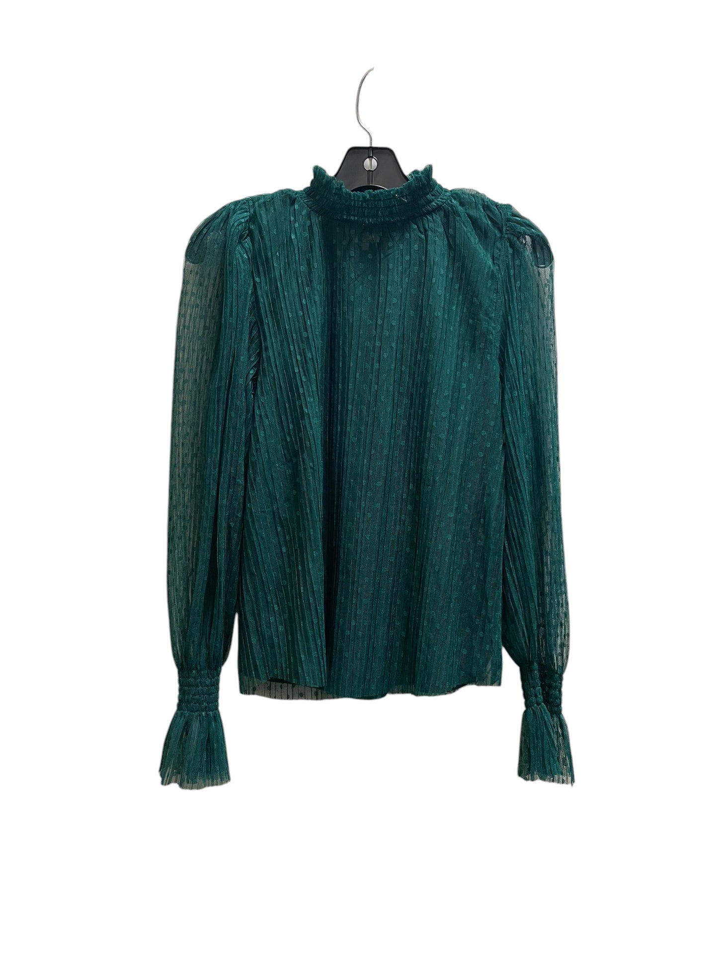 Top Long Sleeve By Clothes Mentor In Green, Size: M