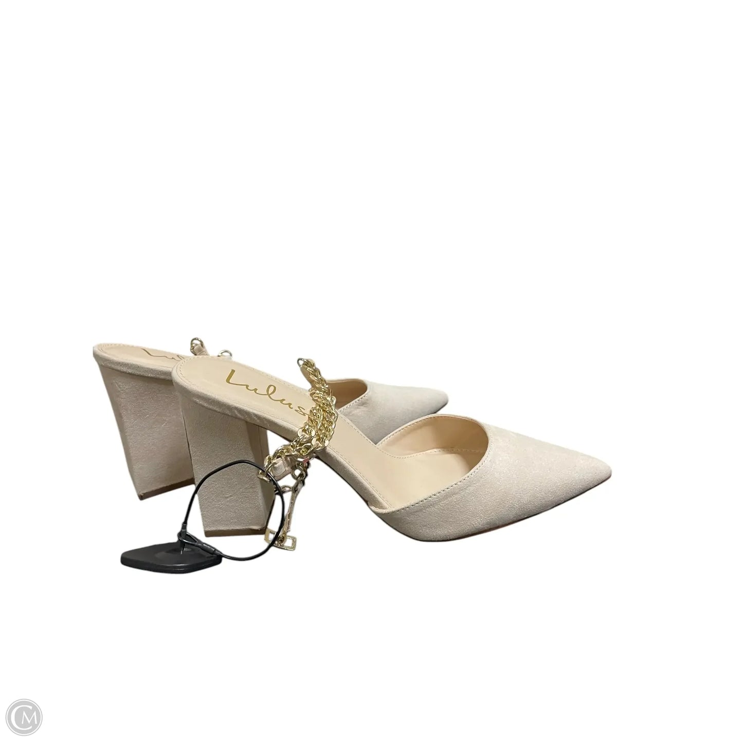 Shoes Heels Block By Lulus In Cream, Size: 10