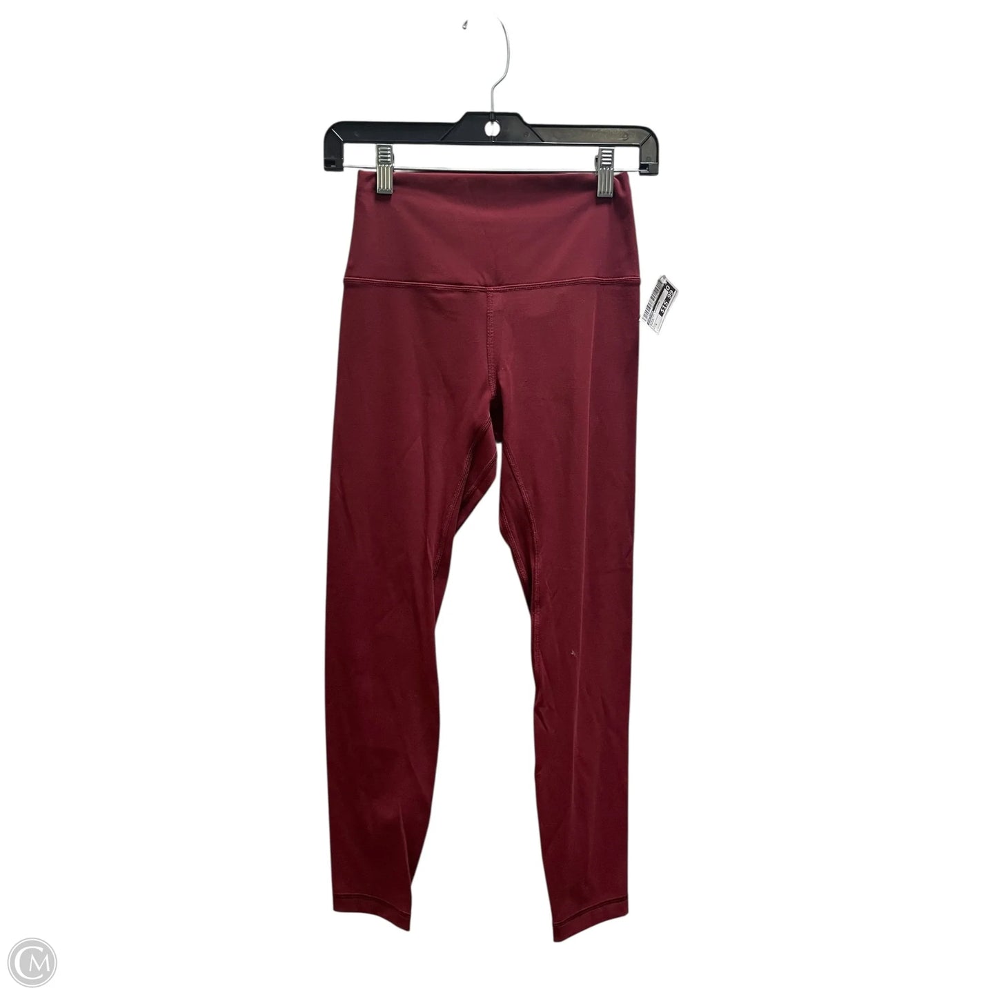 Athletic Leggings By Hawthorn In Maroon, Size: S