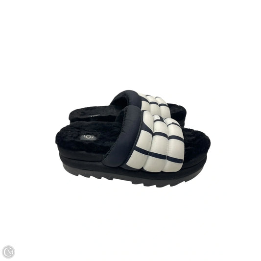 Sandals Designer By Ugg In Black, Size: 7