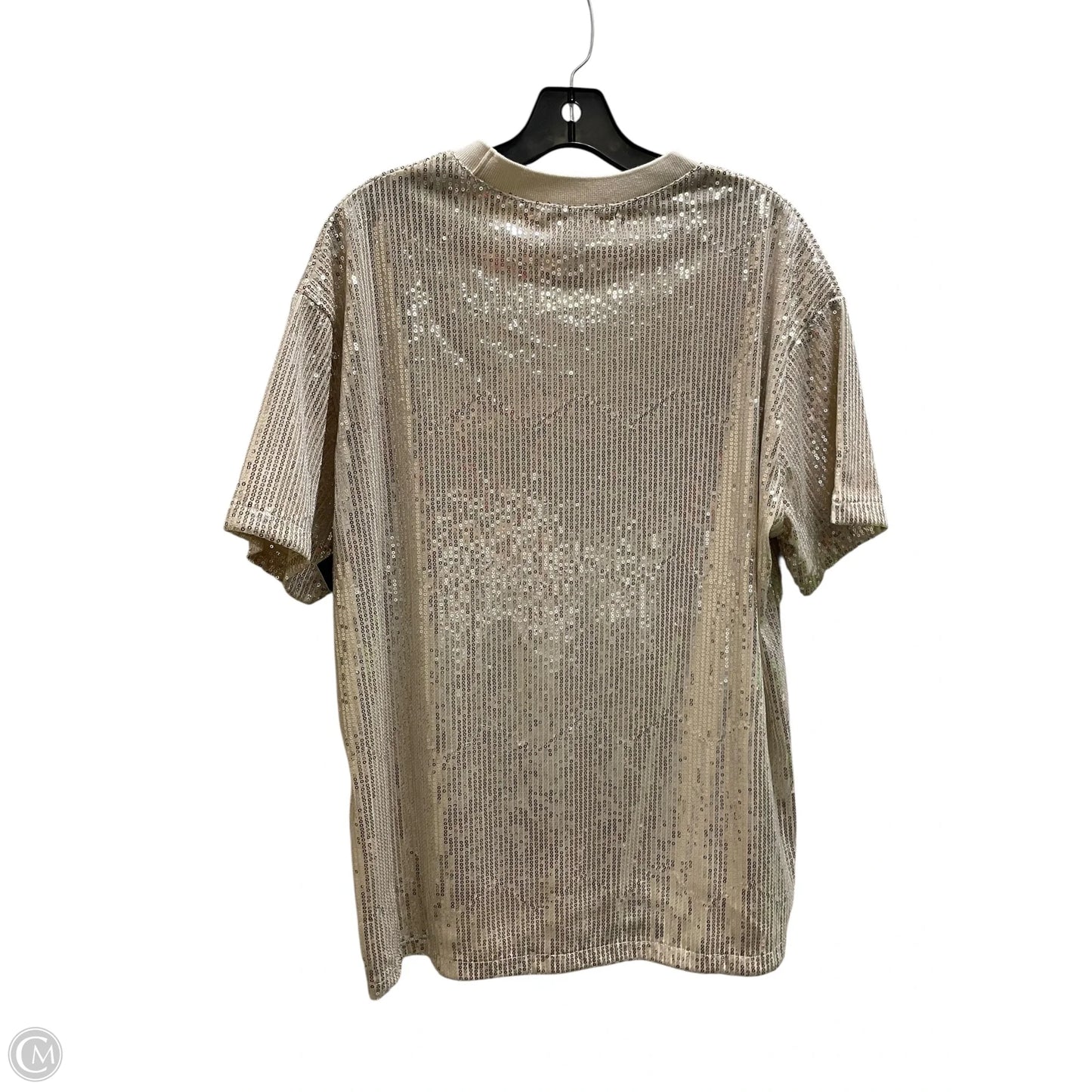 Top Short Sleeve By Altard State In Tan, Size: S