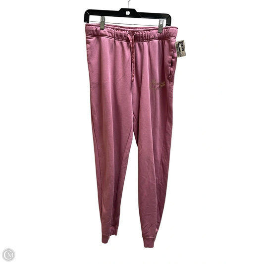 Athletic Pants By Nike Apparel In Pink, Size: M
