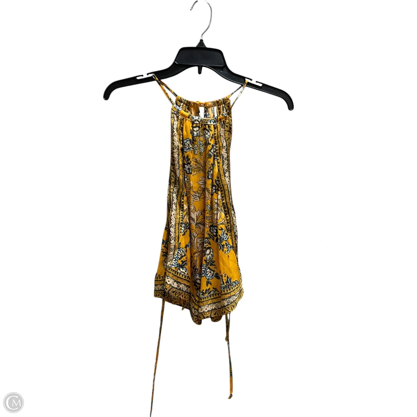 Top Sleeveless By Free People In Yellow, Size: S
