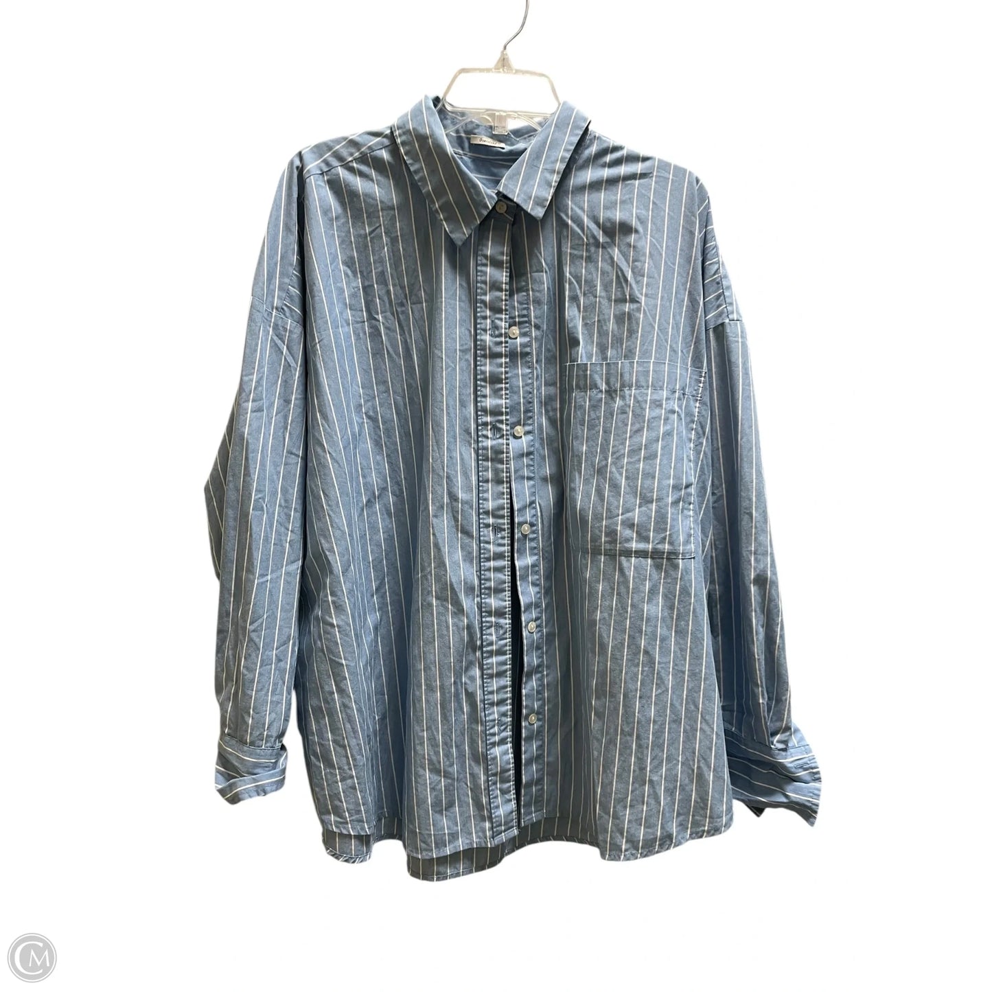 Top Long Sleeve By Old Navy In Blue, Size: L