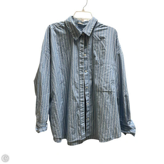 Top Long Sleeve By Old Navy In Blue, Size: L