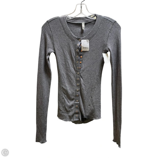 Top Long Sleeve By Free People In Grey, Size: Xs