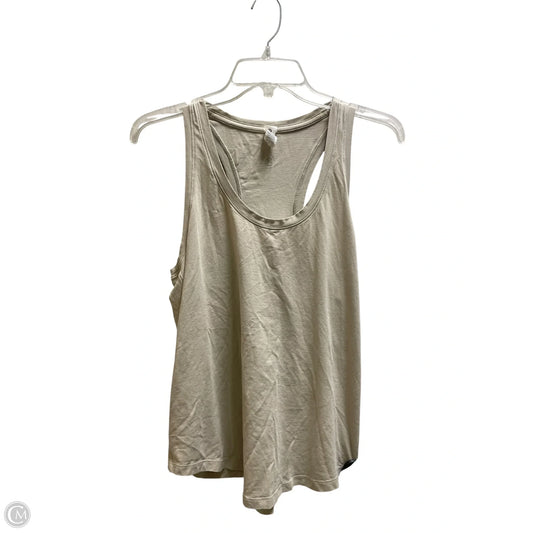 Athletic Tank Top By Lululemon In Cream, Size: 6