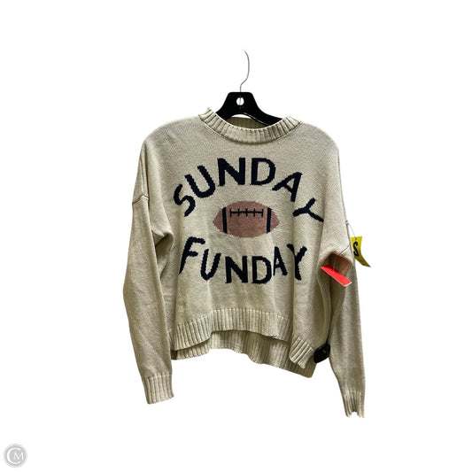 Sweater By Moon And Madison In Tan, Size: Xs