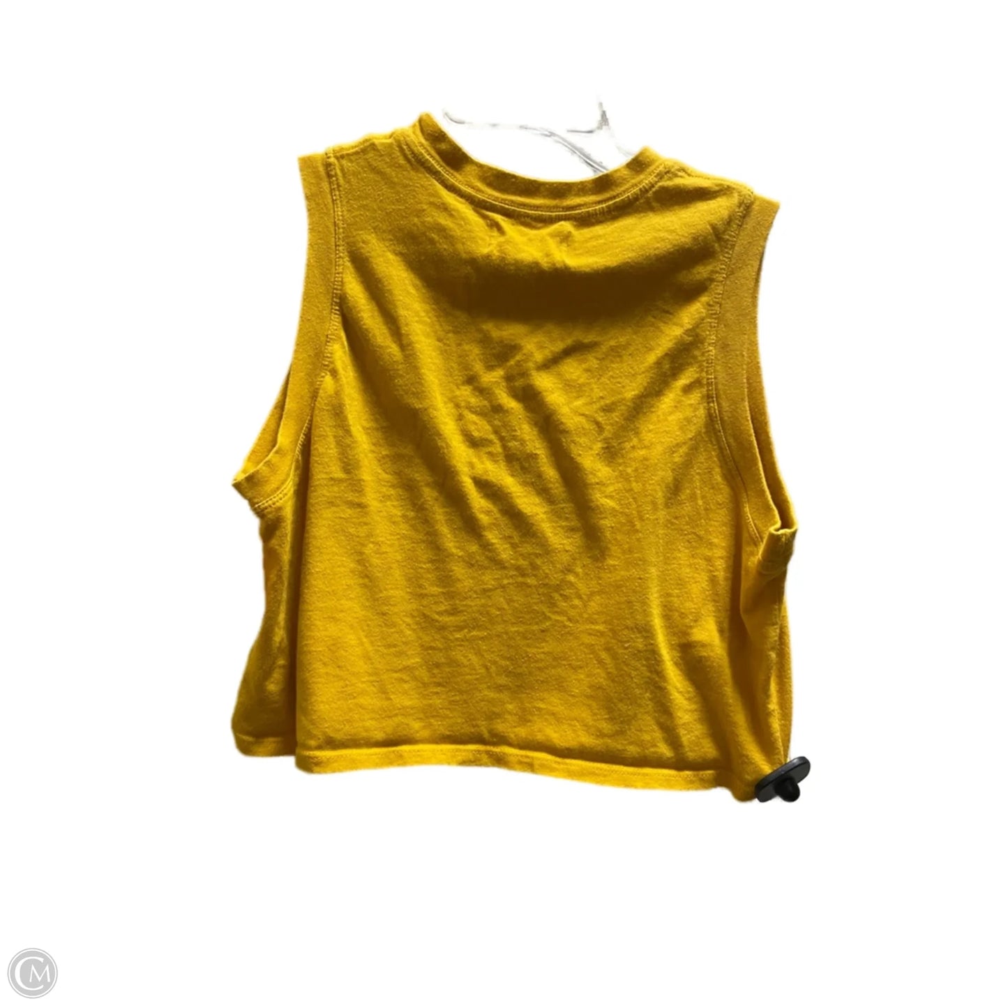 Top Sleeveless By Spiritual Gangster In Yellow, Size: Xs
