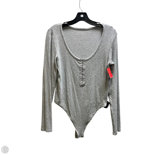 Top Long Sleeve By Aerie In Grey, Size: L