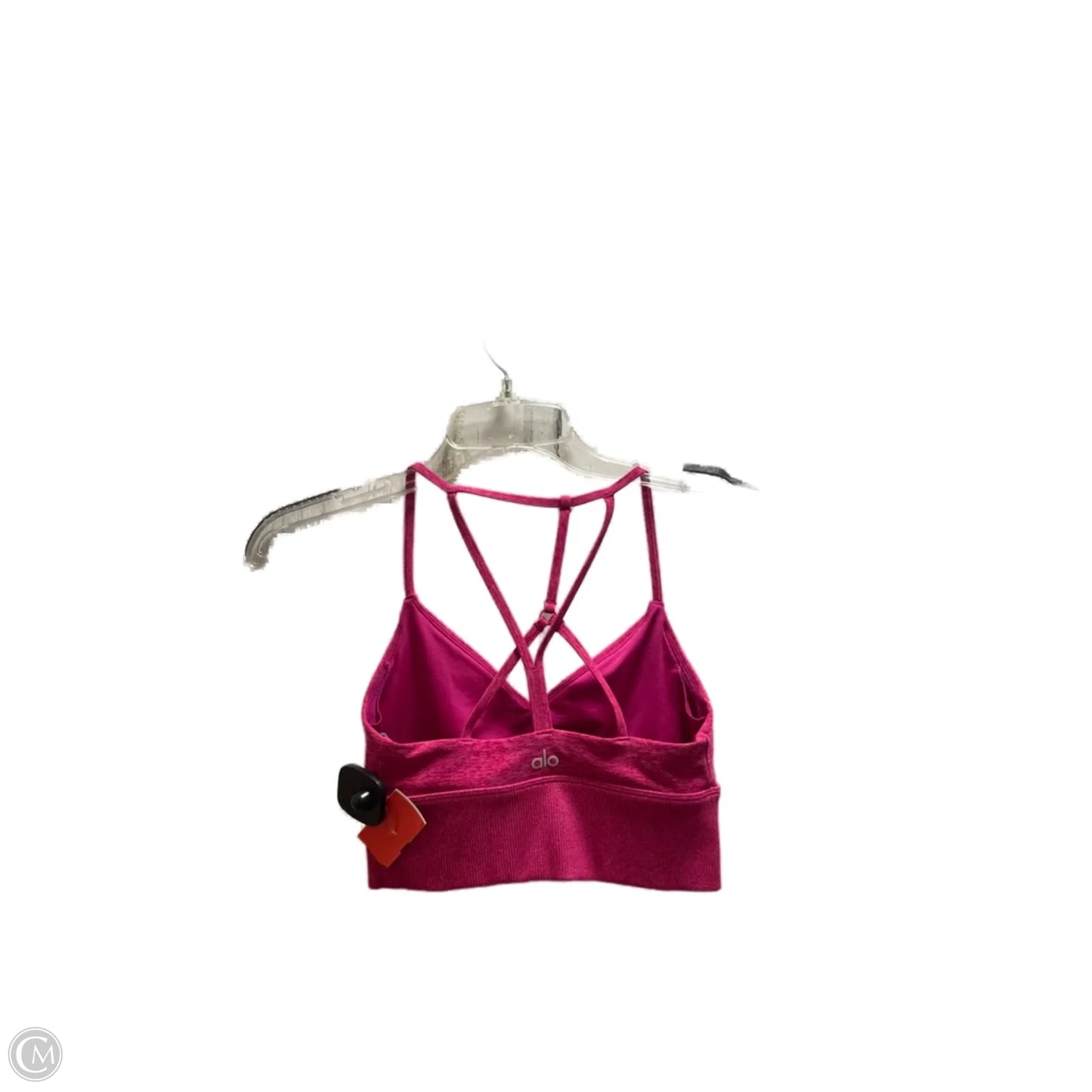Athletic Bra By Alo In Pink, Size: Xs