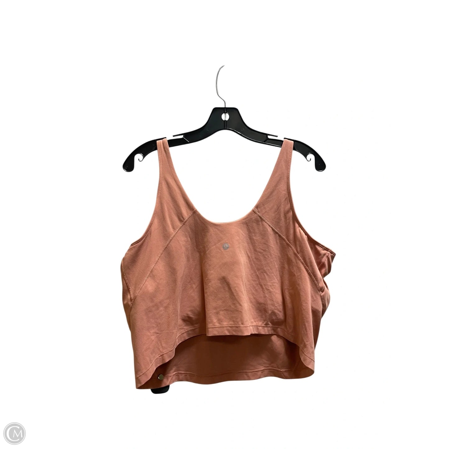 Athletic Tank Top By Lululemon In Orange, Size: 20