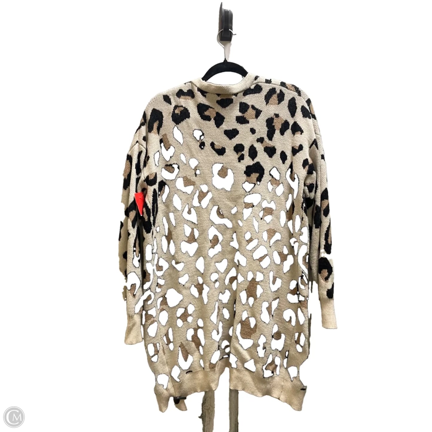 Cardigan By Entro In Animal Print, Size: M