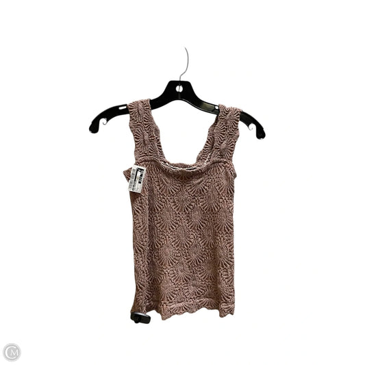 Top Sleeveless By Free People In Pink, Size: M