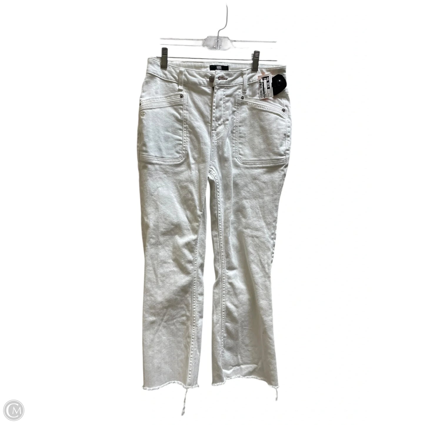 Jeans Designer By Frye In White, Size: 2