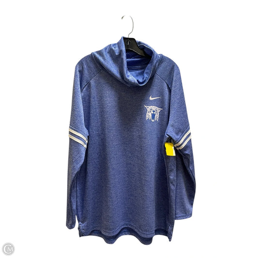 Athletic Sweatshirt Crewneck By Nike In Blue, Size: Xxl