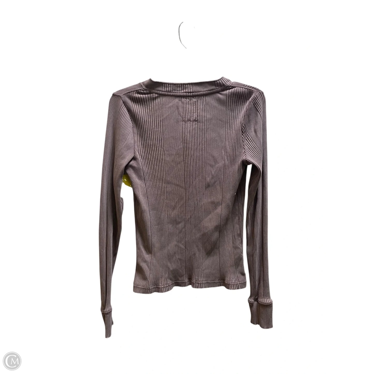 Top Long Sleeve By Aerie In Brown, Size: M