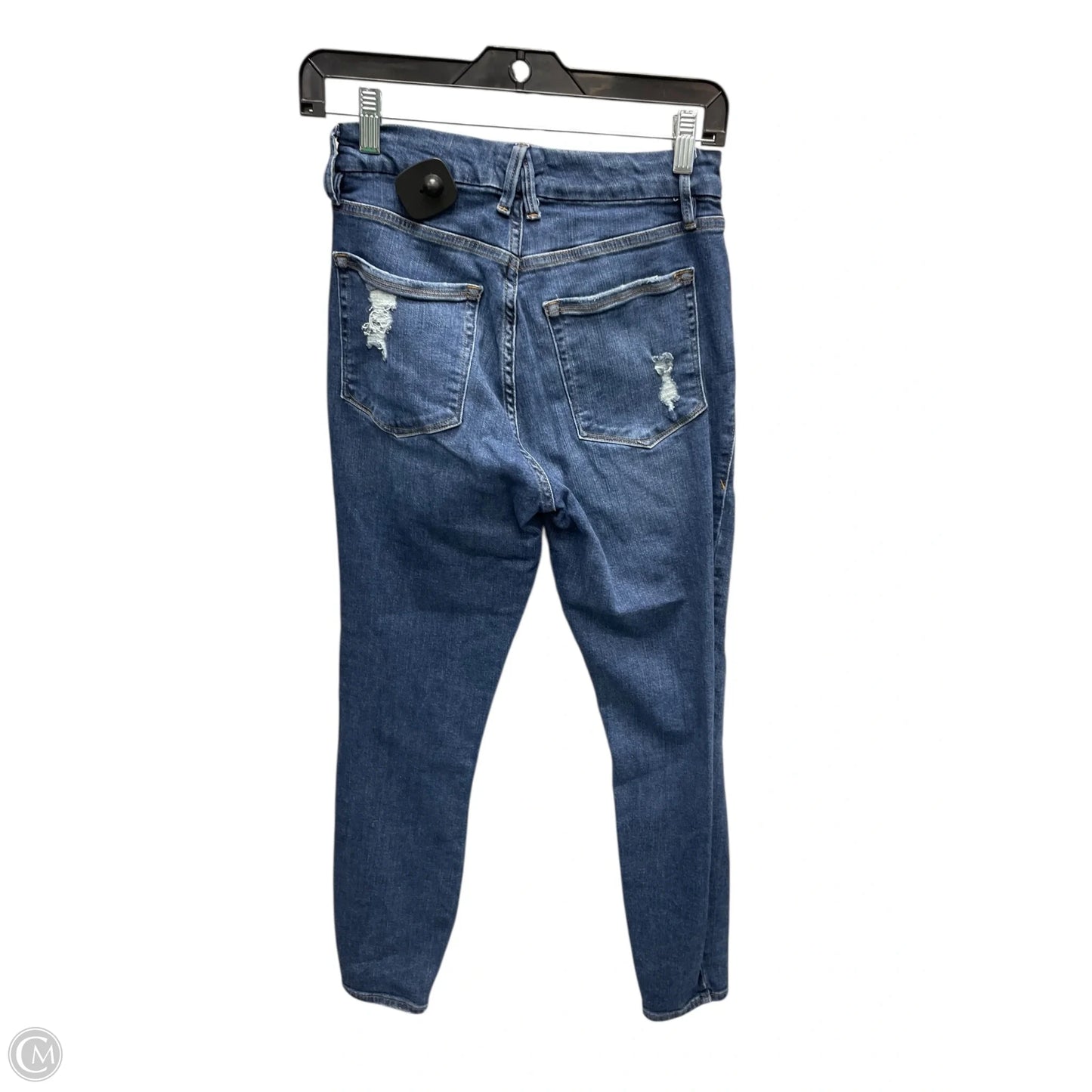 Jeans Skinny By Good American In Blue Denim, Size: 6