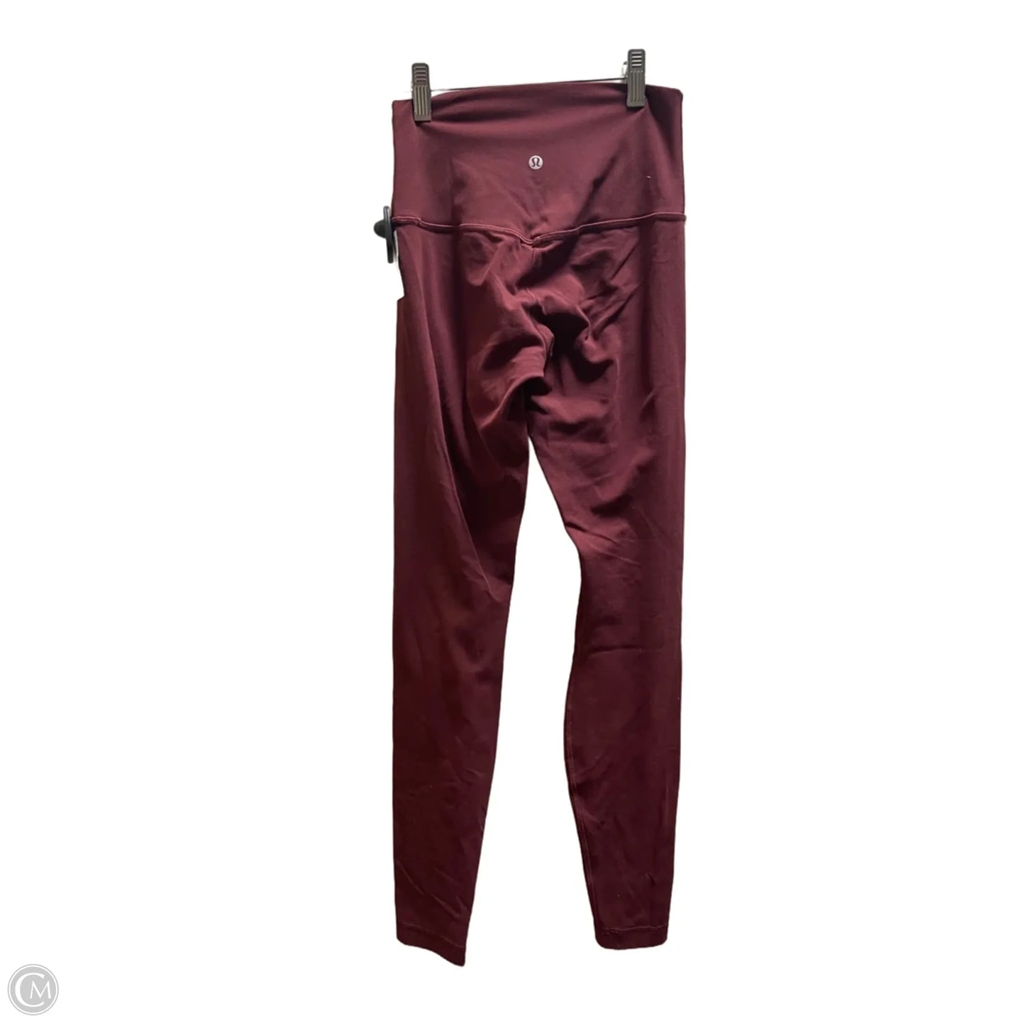 Athletic Leggings By Lululemon In Red, Size: 4