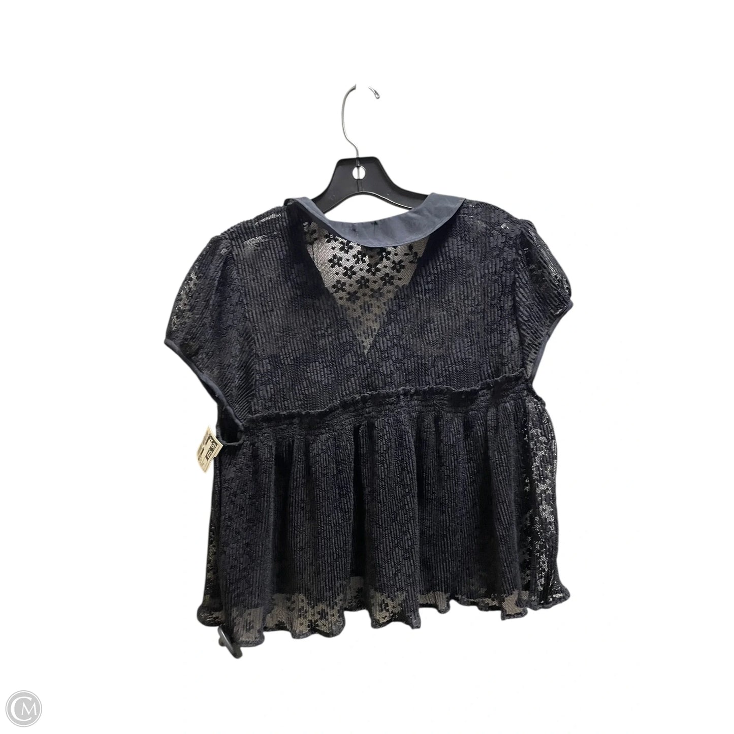 Top Short Sleeve By Maeve In Black, Size: S