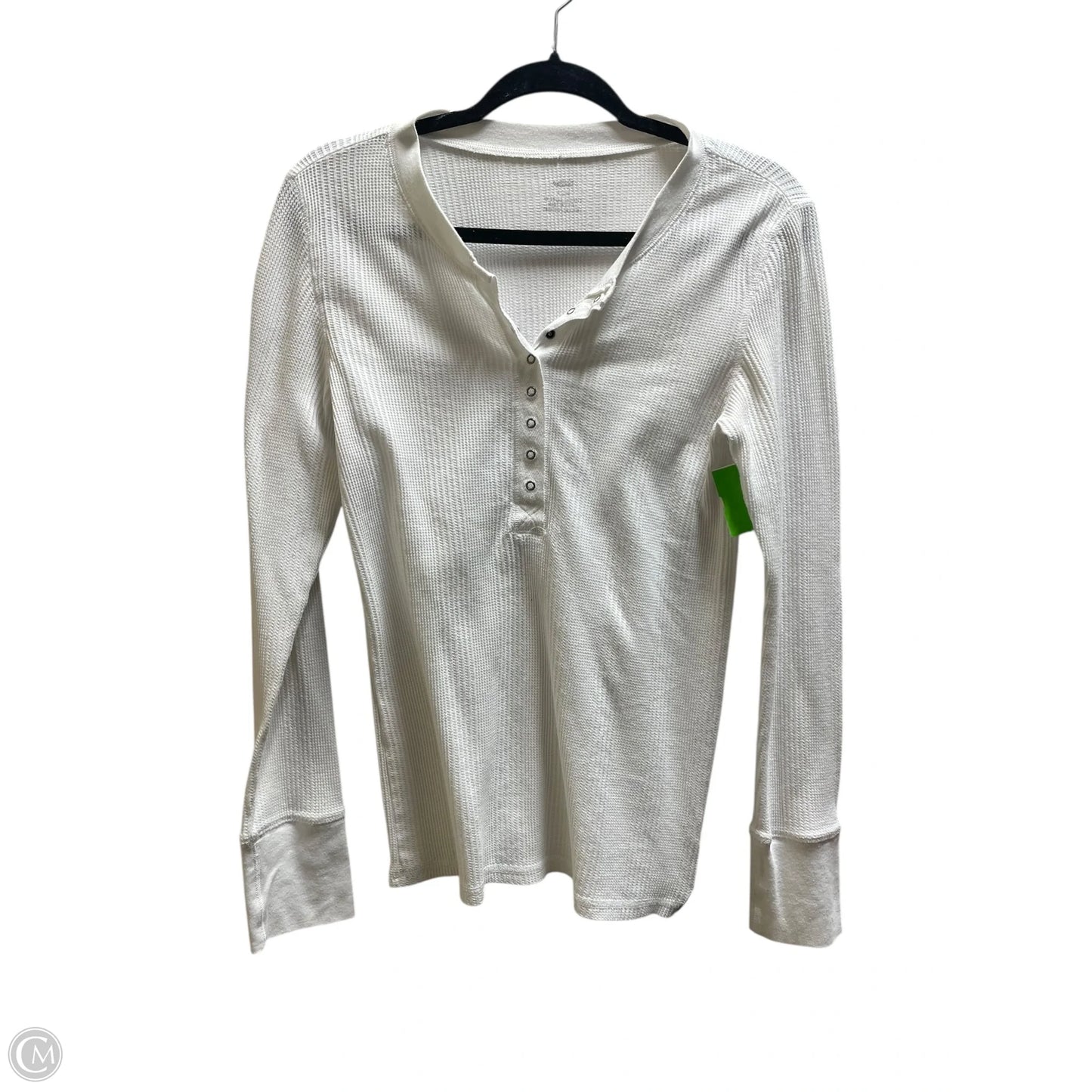Top Long Sleeve By Aerie In White, Size: M