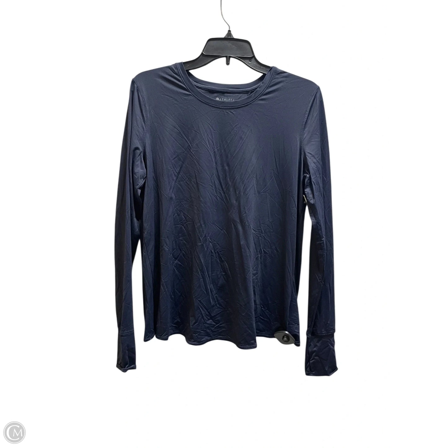 Athletic Top Long Sleeve Crewneck By Athleta In Blue, Size: M