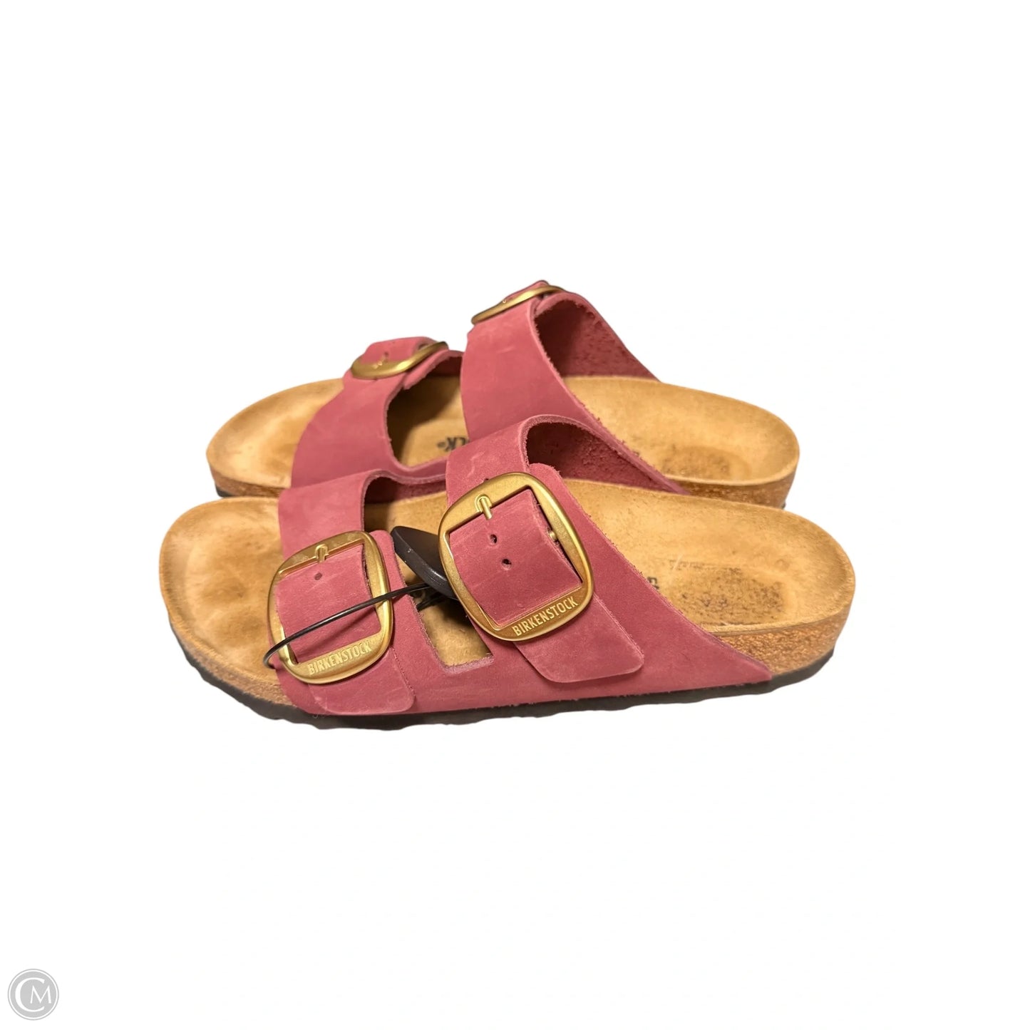 Sandals Flats By Birkenstock In Maroon, Size: 8