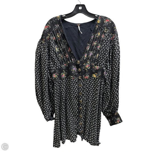 Top Long Sleeve By Free People In Black, Size: M