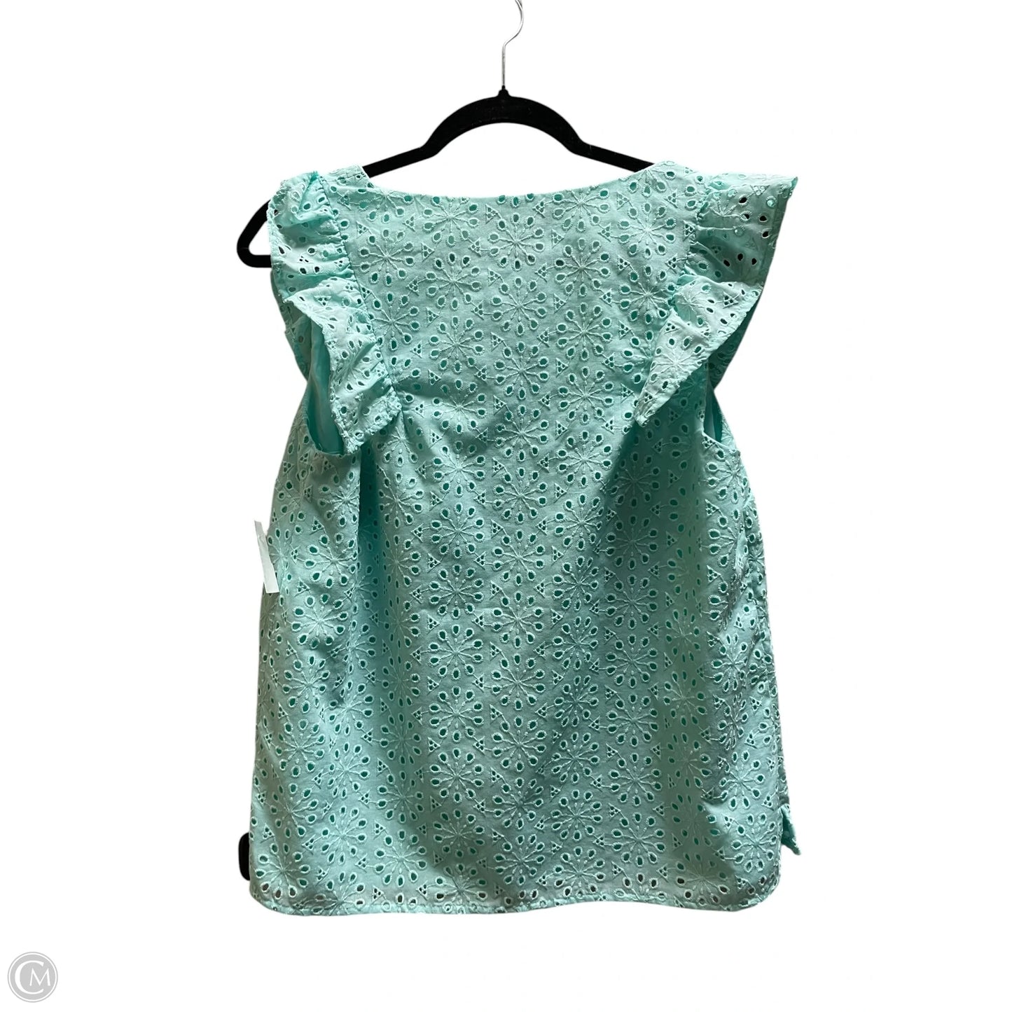 Top Sleeveless Designer By Lilly Pulitzer In Blue, Size: M