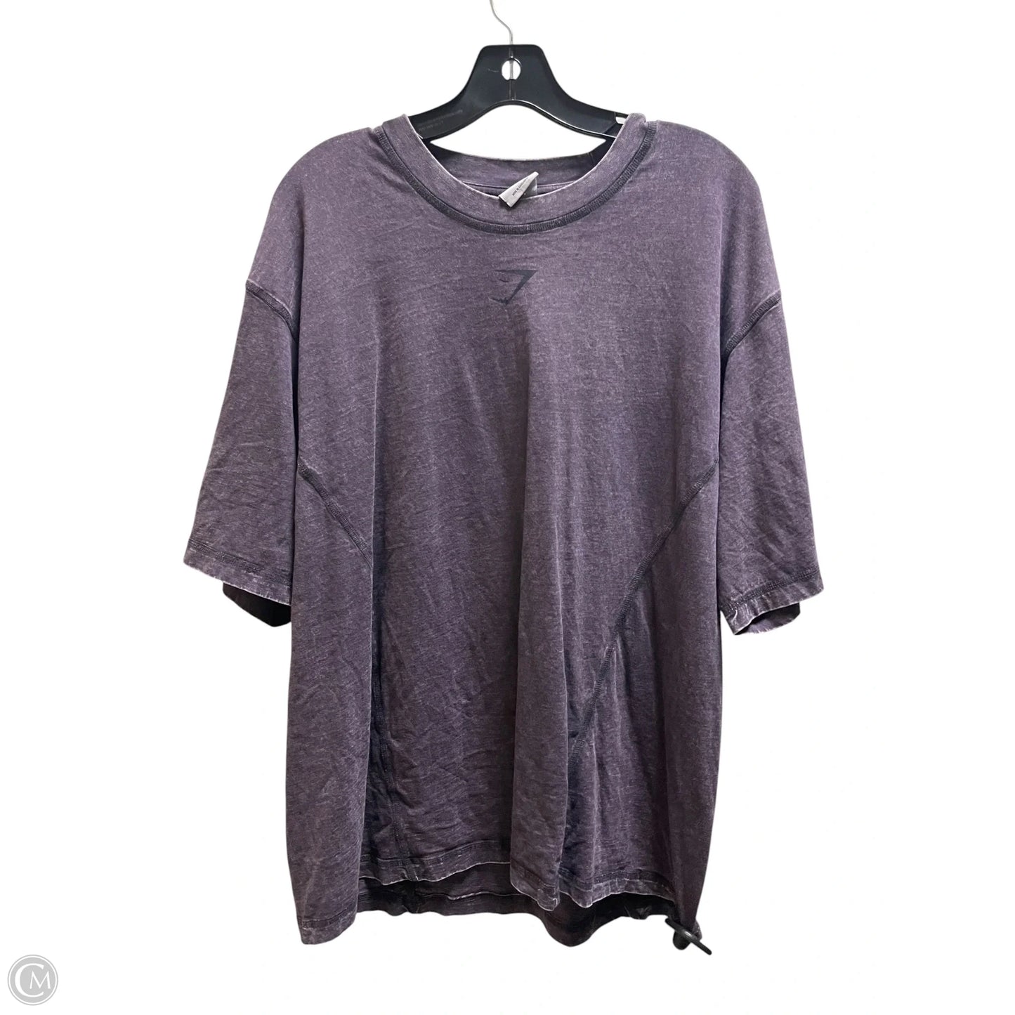 Top Short Sleeve By Gym Shark In Purple, Size: L