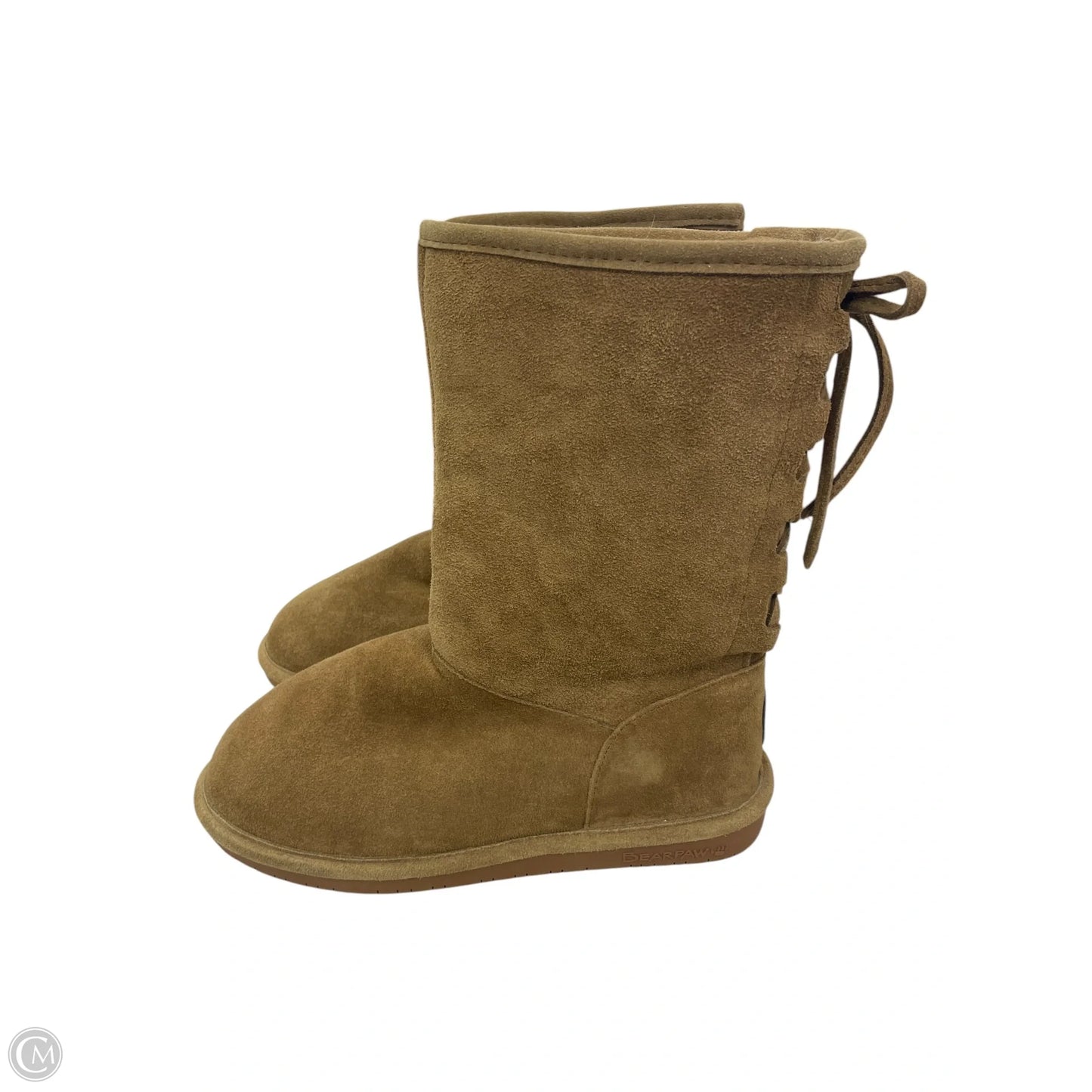 Boots Mid-calf Flats By Bearpaw In Brown, Size: 11