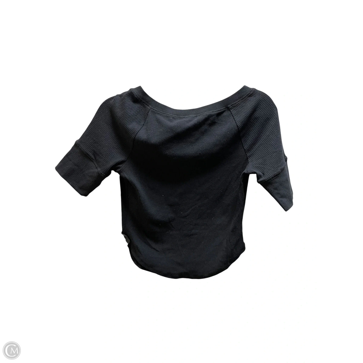 Top Short Sleeve By Free People In Black, Size: M