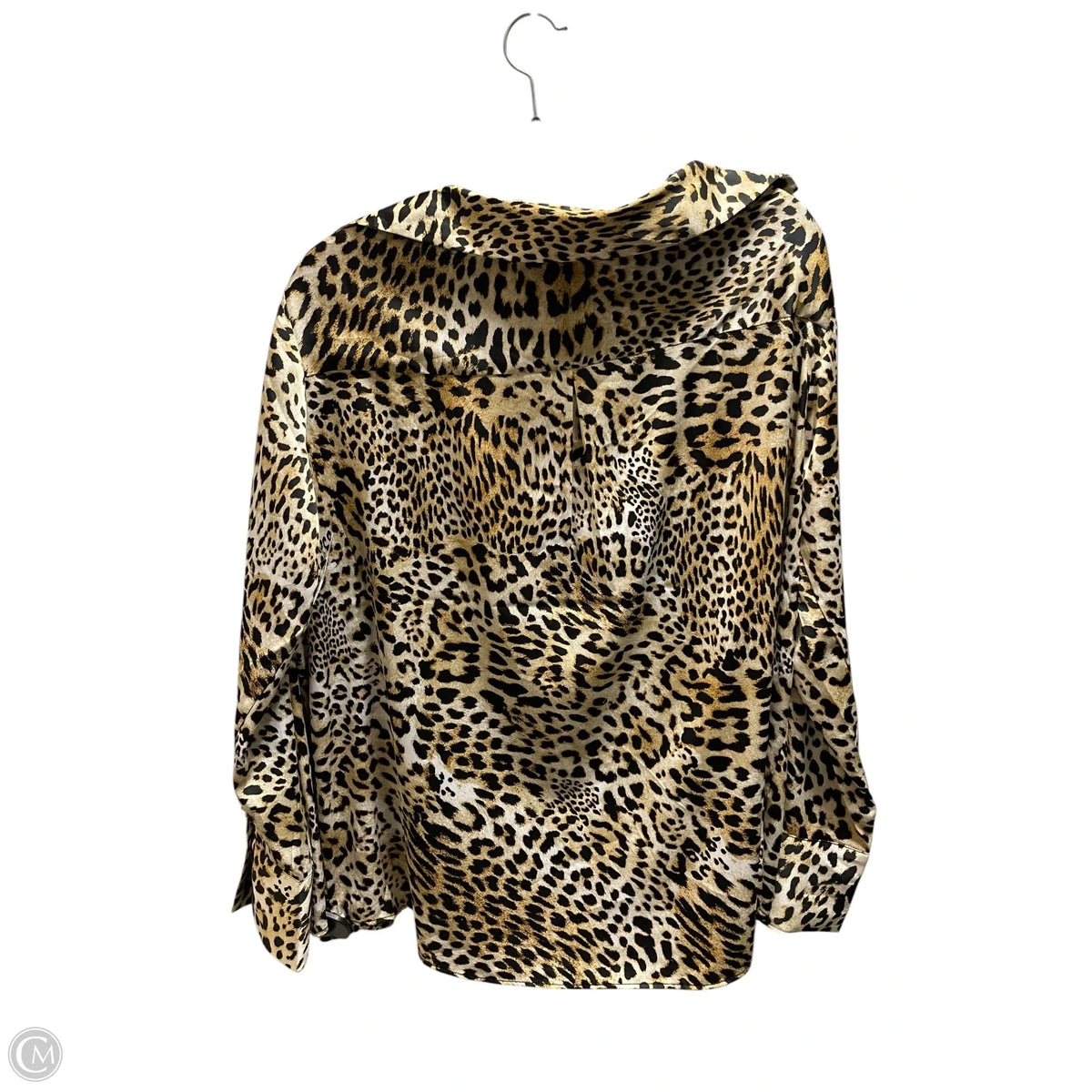 Top Long Sleeve By Maison Damelie In Animal Print, Size: Xl