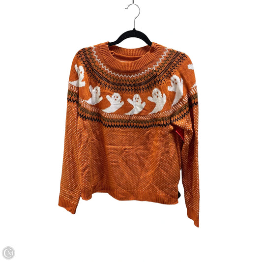 Sweater By Chic In Orange, Size: M