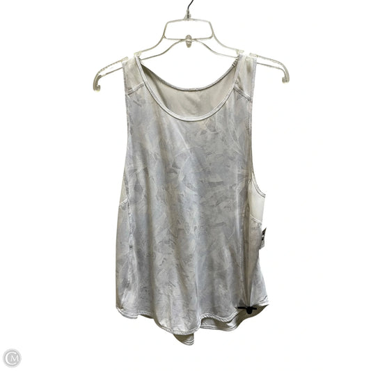 Athletic Tank Top By Lululemon In White, Size: M