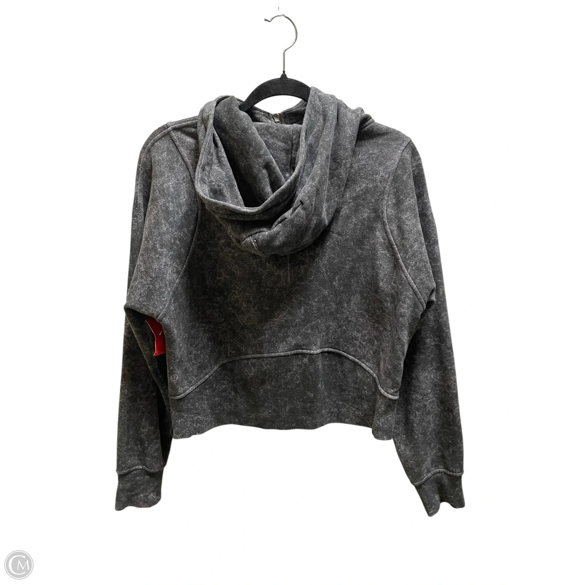 Athletic Jacket By Lululemon In Black, Size: 8