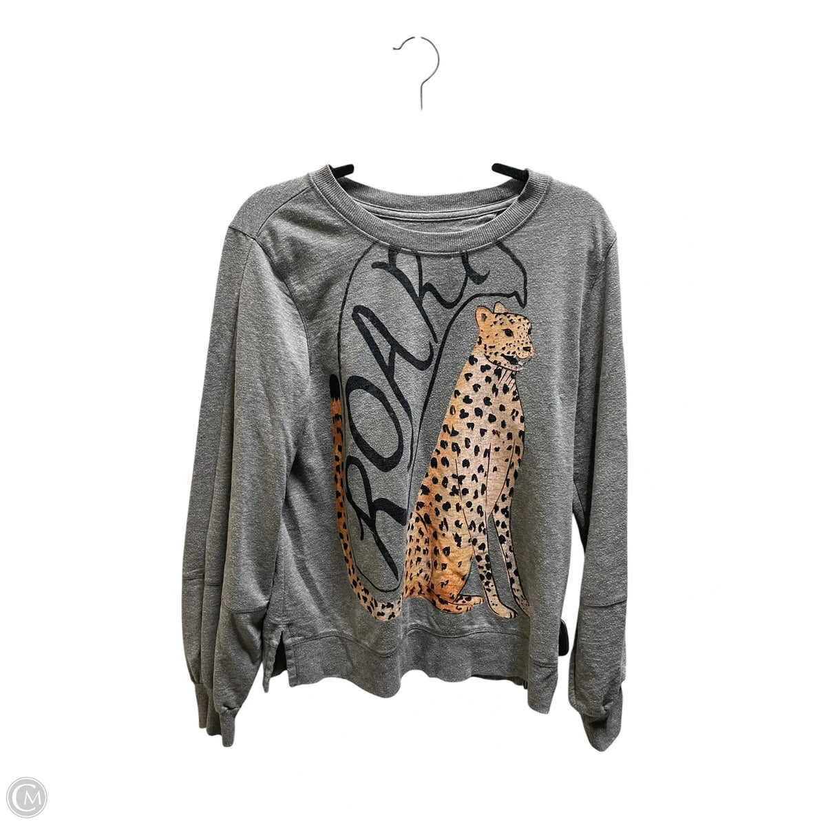 Sweatshirt Crewneck By Anthropologie In Grey, Size: S