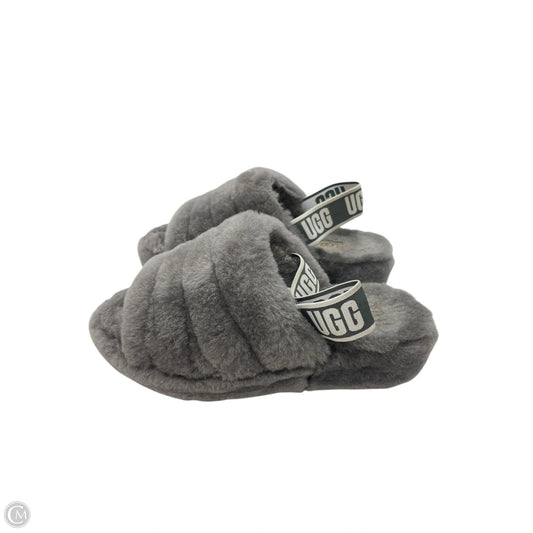 Sandals Designer By Ugg In Grey, Size: 7