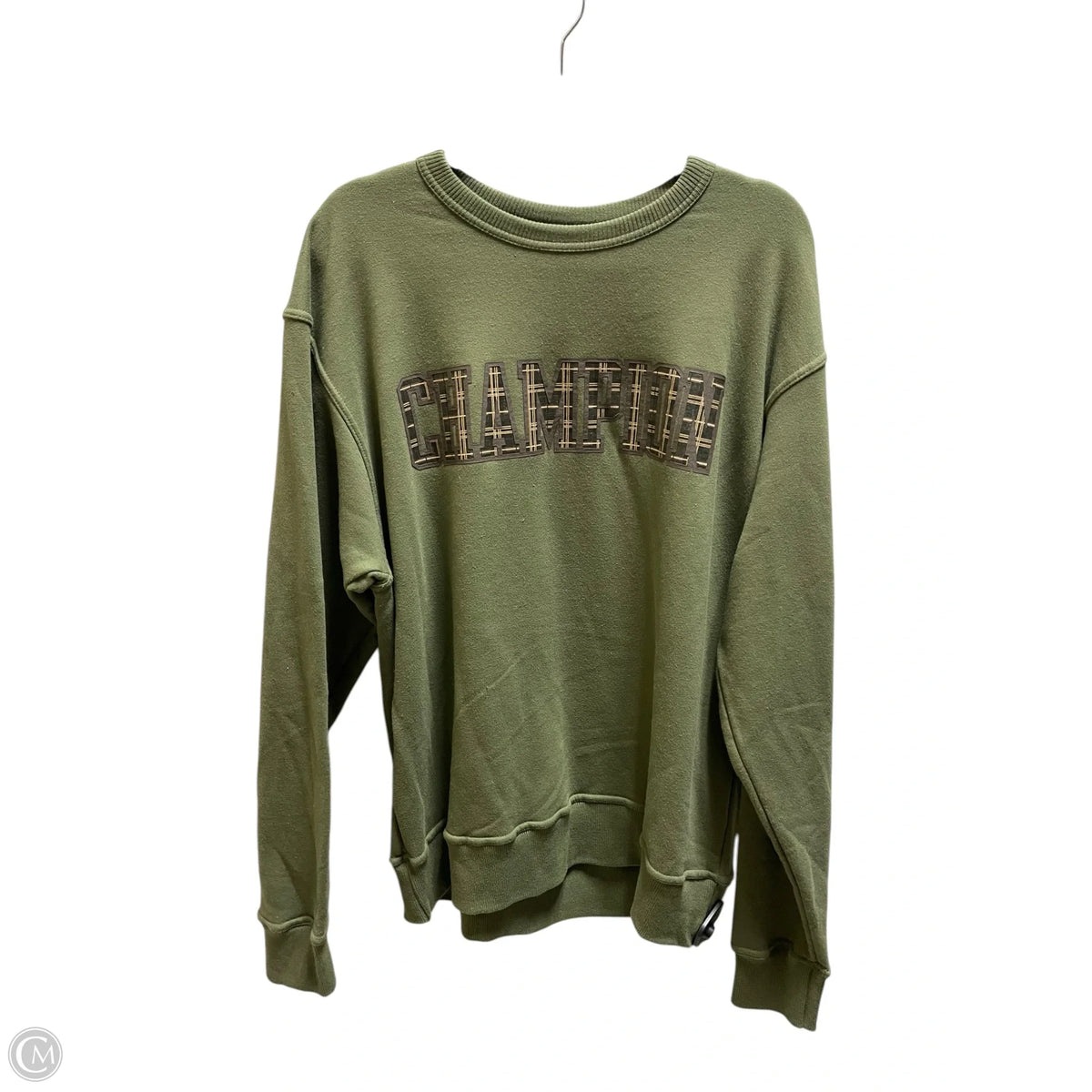 Sweatshirt Crewneck By Champion In Green, Size: L