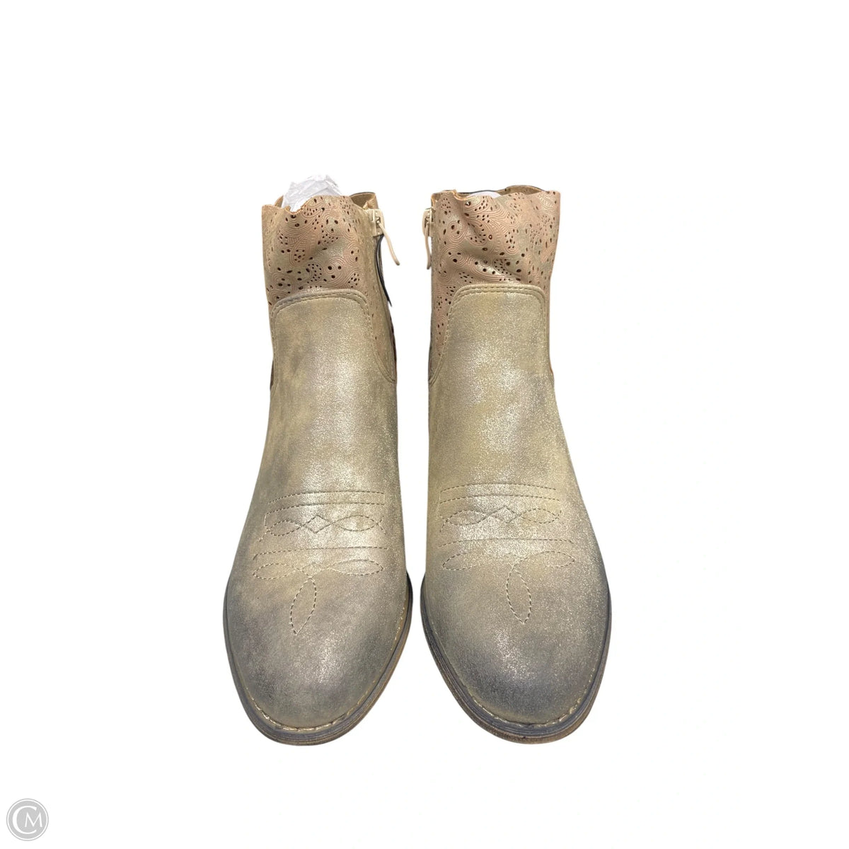 Boots Ankle Flats By Corkys In Beige, Size: 9