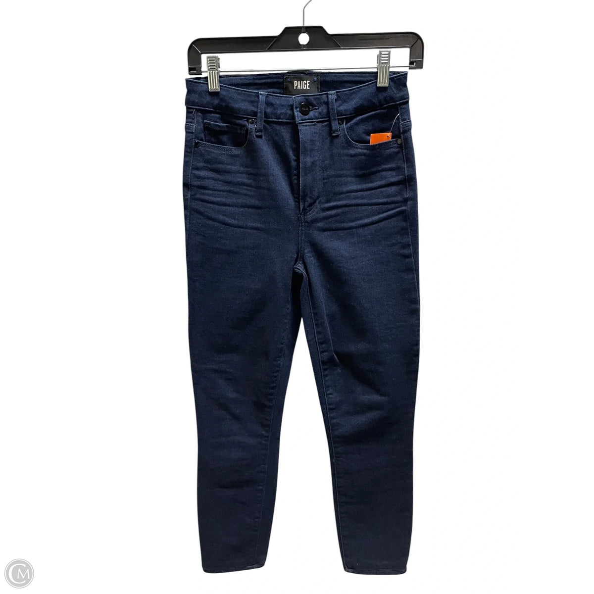 Jeans Straight By Paige In Blue Denim, Size: 2