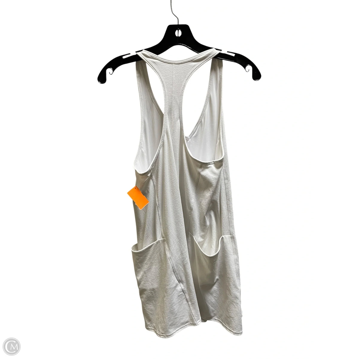 Athletic Dress By Lululemon In White, Size: M
