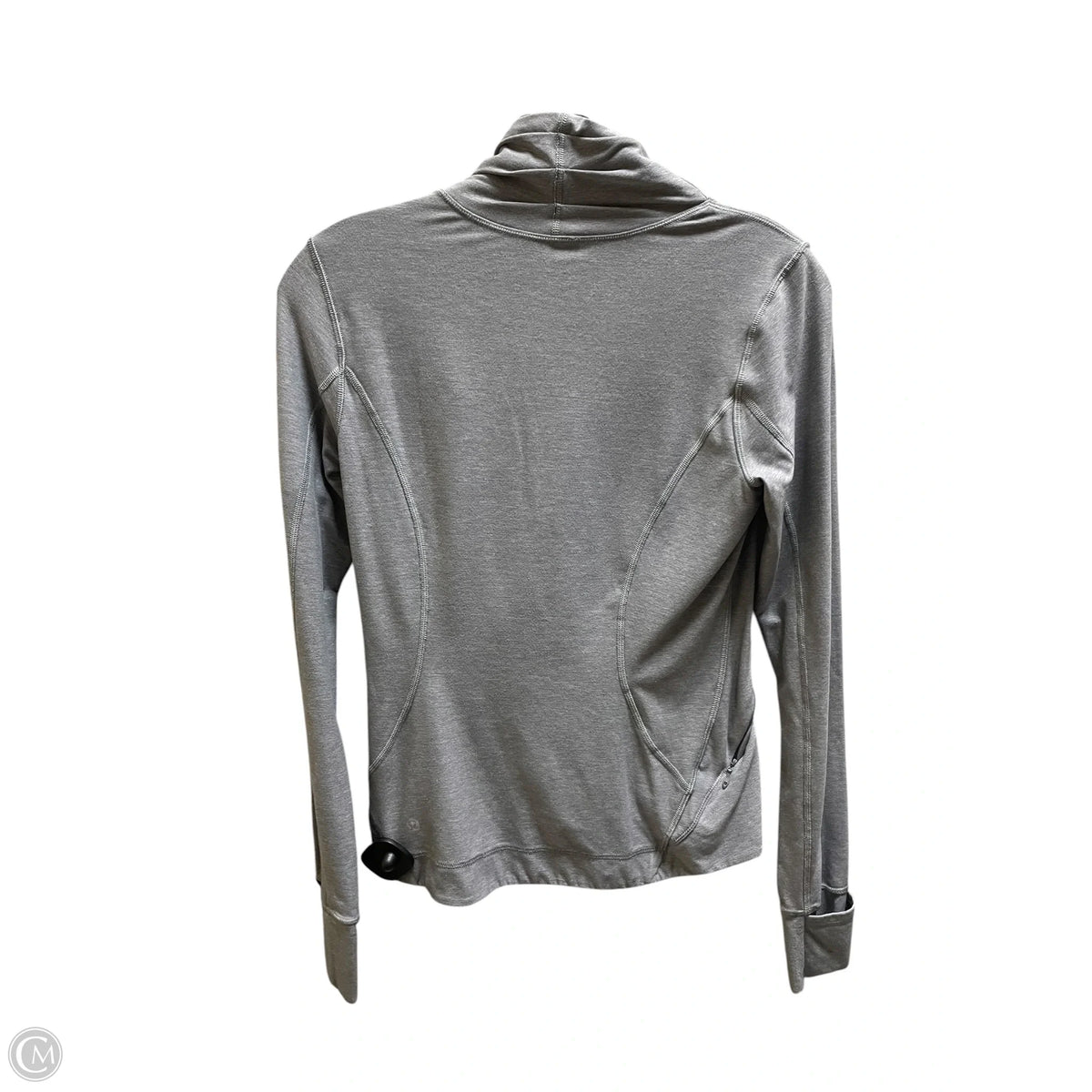 Athletic Jacket By Lululemon In Grey, Size: S