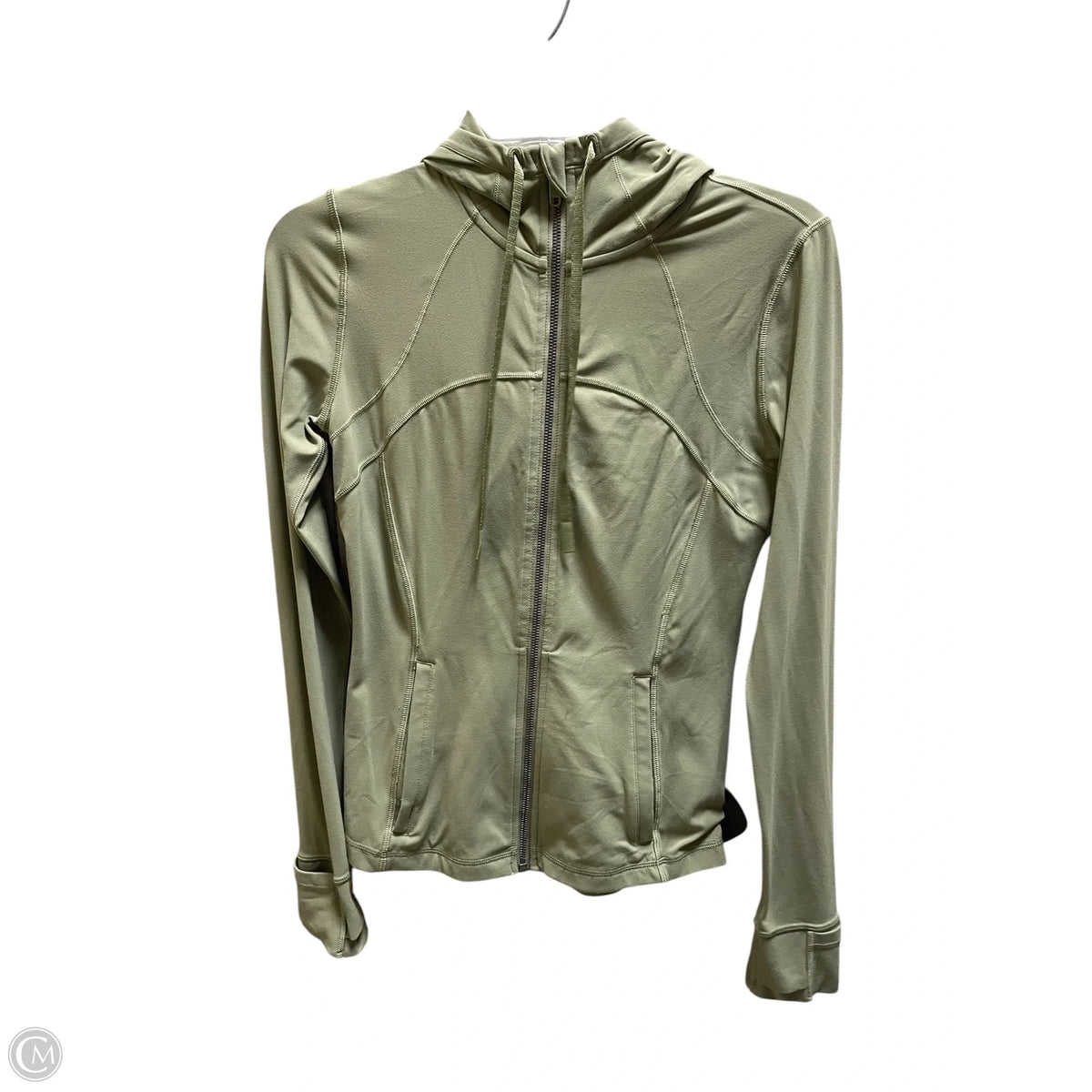 Athletic Jacket By Lululemon In Green, Size: 6