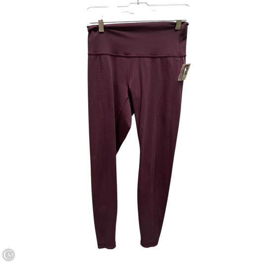 Athletic Leggings By Lululemon In Red, Size: 6