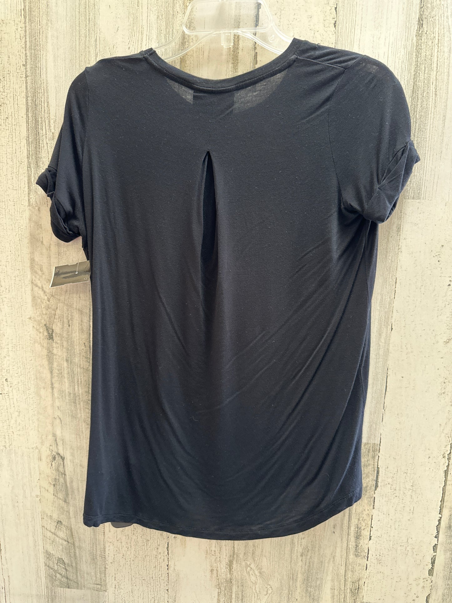 Black Top Short Sleeve Majestic Filatures, Size S