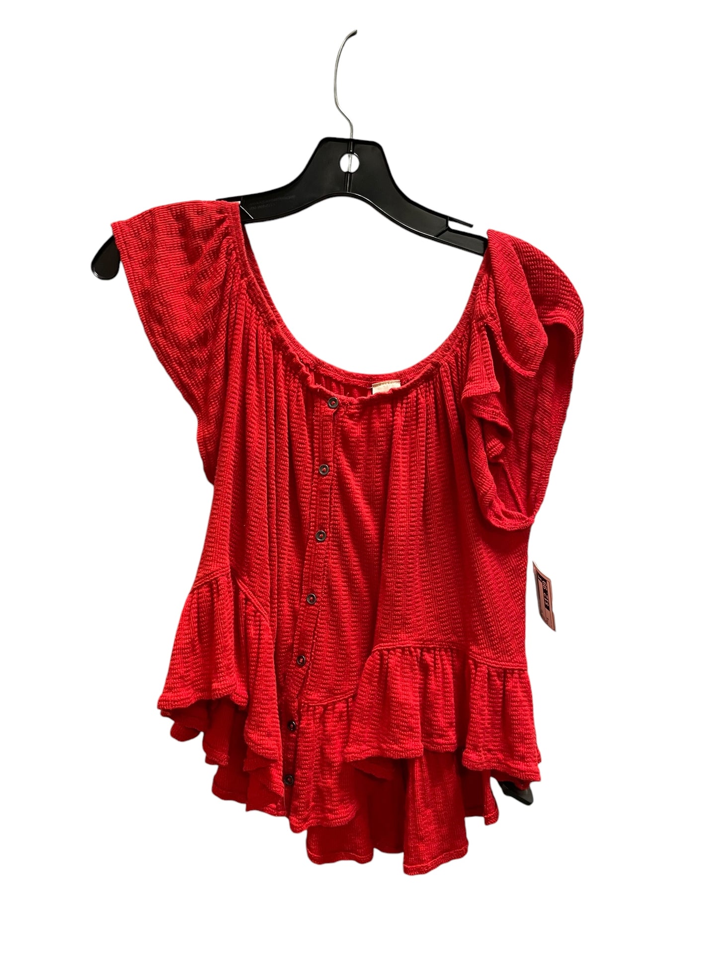 Top Short Sleeve By We The Free In Red, Size: S